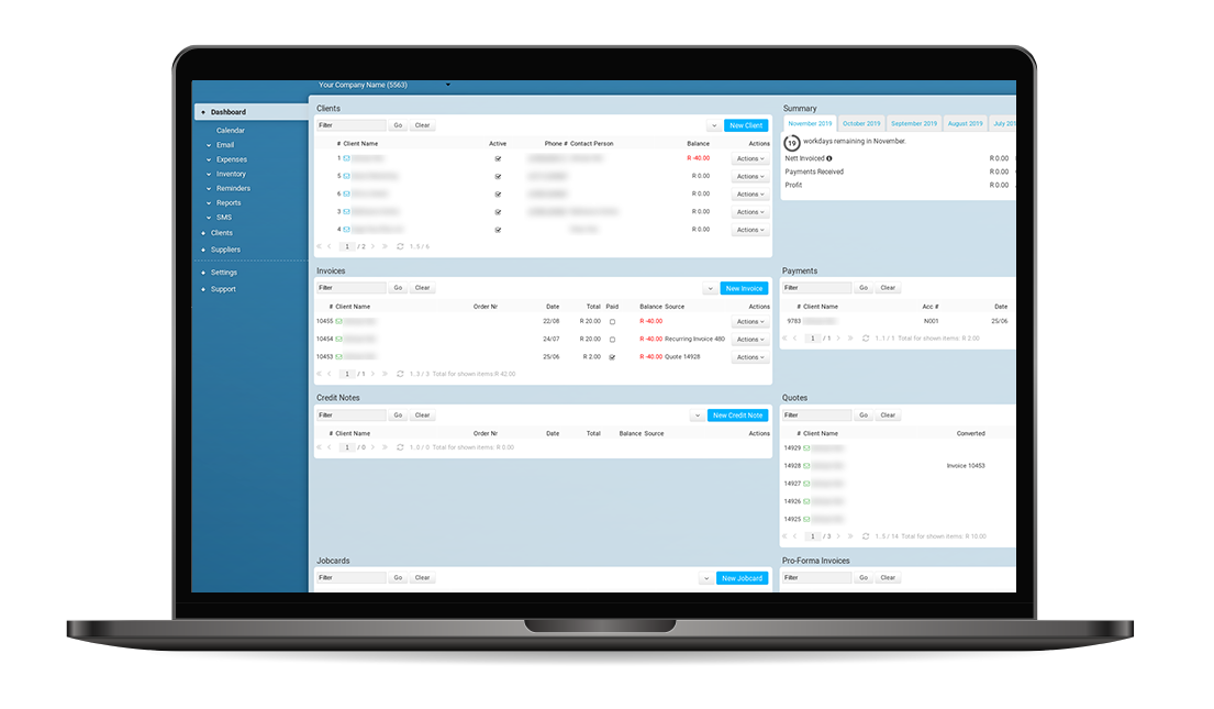 InvoicesOnline Professional business management